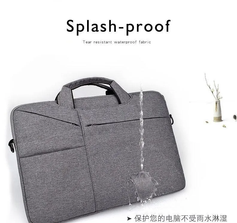 15.6 Inch Custom Waterproof Computer Laptop Messenger Bag-Navy Blue