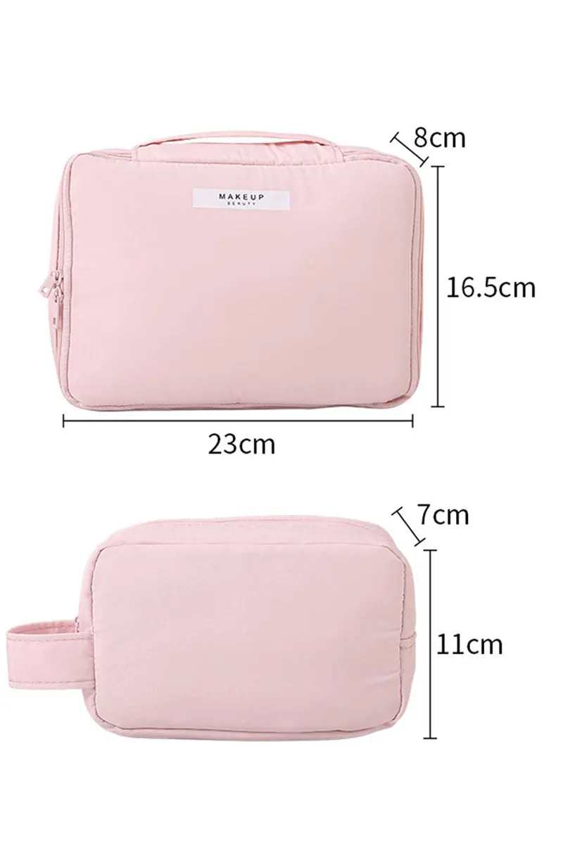 2SET LARGE CAPACITY PORTABLE COSMETIC BAG