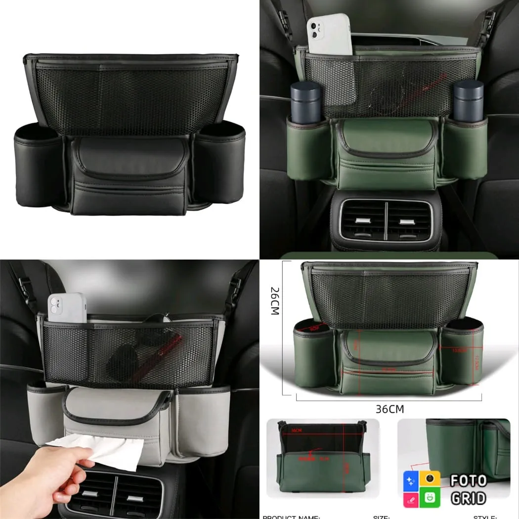 3 in 1 multifunctional car organizer