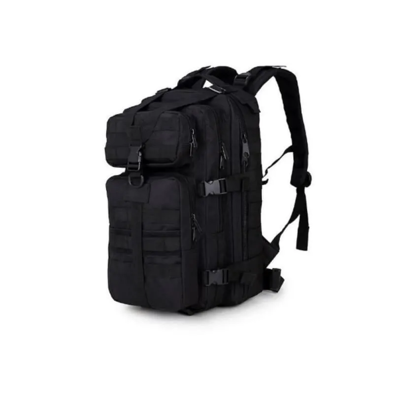 3P Military Camping Tactical Outdoor Backpack 30L - BLACK