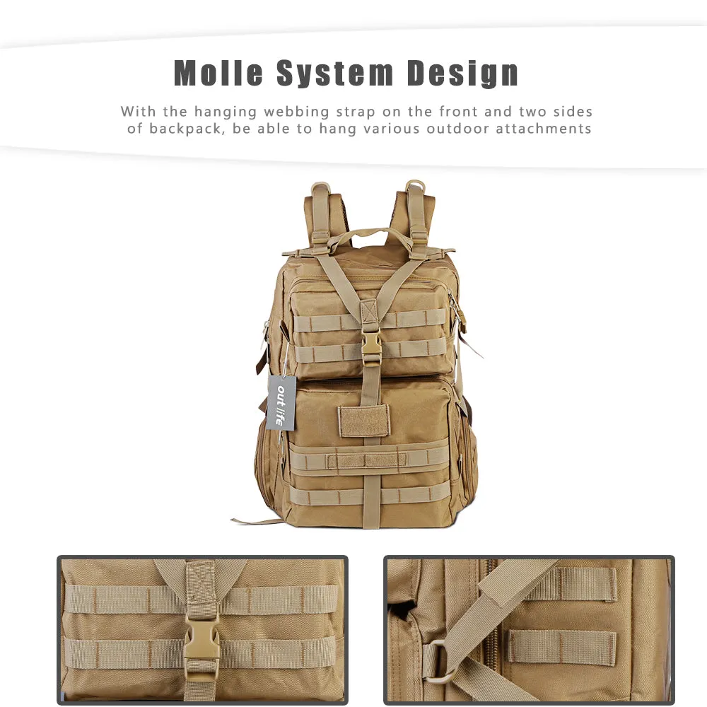 45L Molle Military 'Chaplain' Tactical Backpack