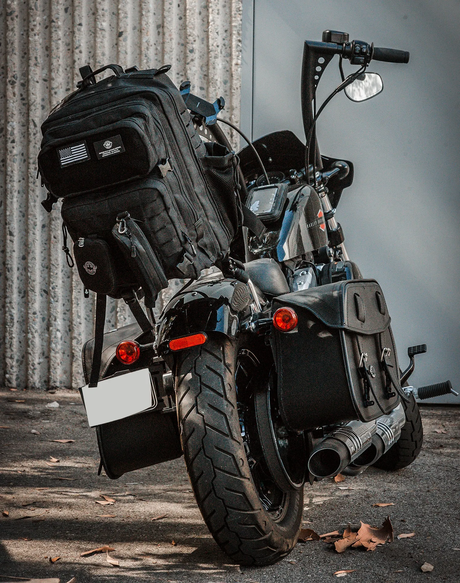 45L - Tactical XL Ducati Motorcycle Sissy Bar Backpack