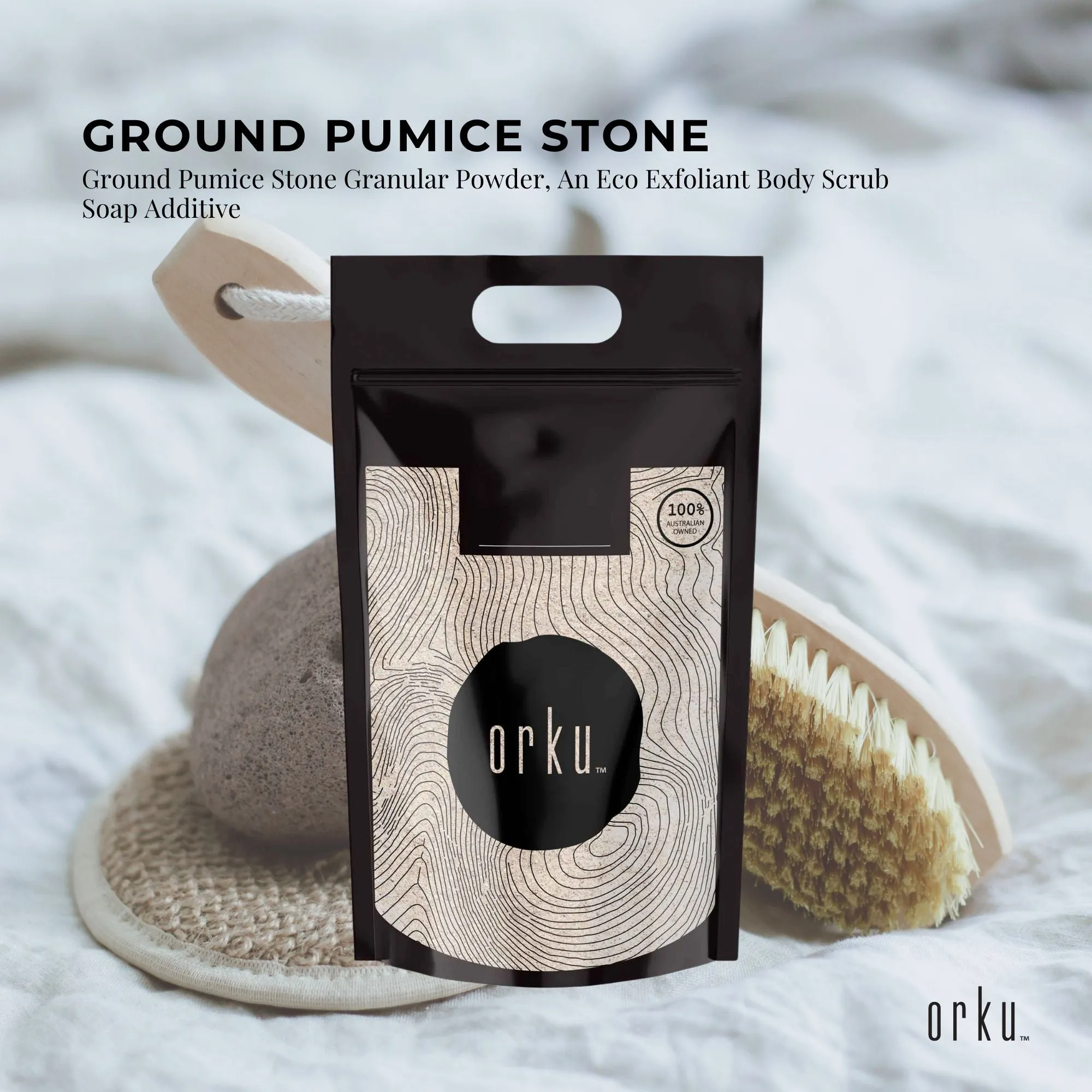 5Kg Ground Pumice Stone Granular Powder Eco Exfoliant Body Scrub Soap Additive