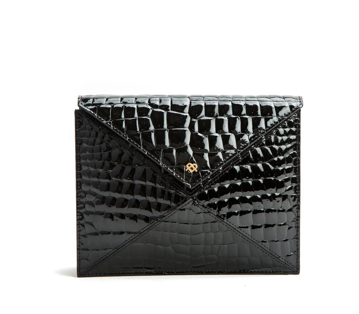 About Last Night Black Vegan Clutch