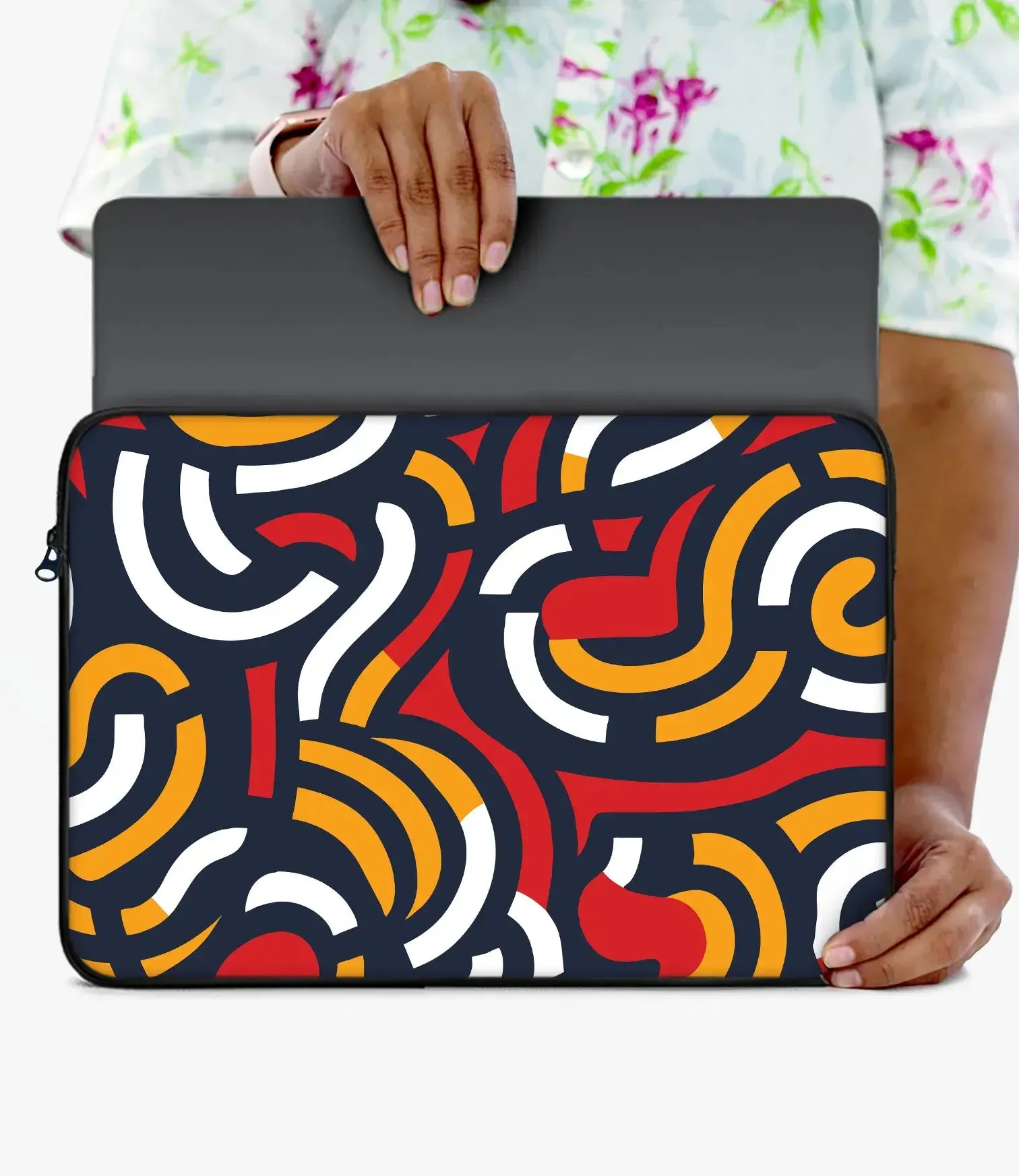 Abstract Shape Laptop Sleeve