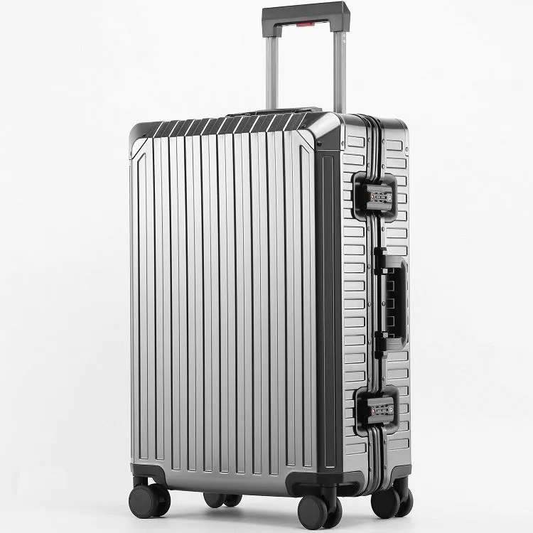 All-aluminum Magnesium Alloy Trolley Case Business Luggage