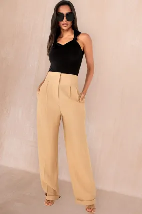 Althea Camel Tailored Trousers