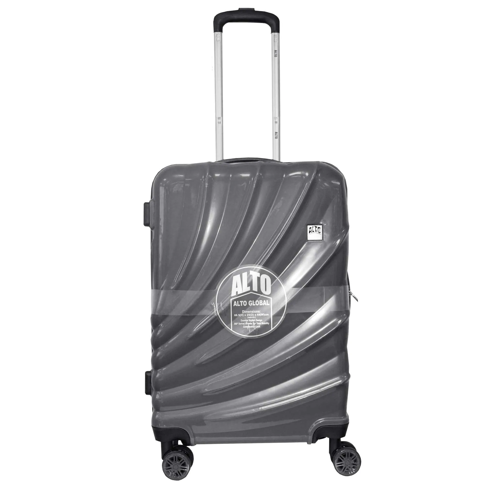 Alto Global ABS Suitcase - Charcoal