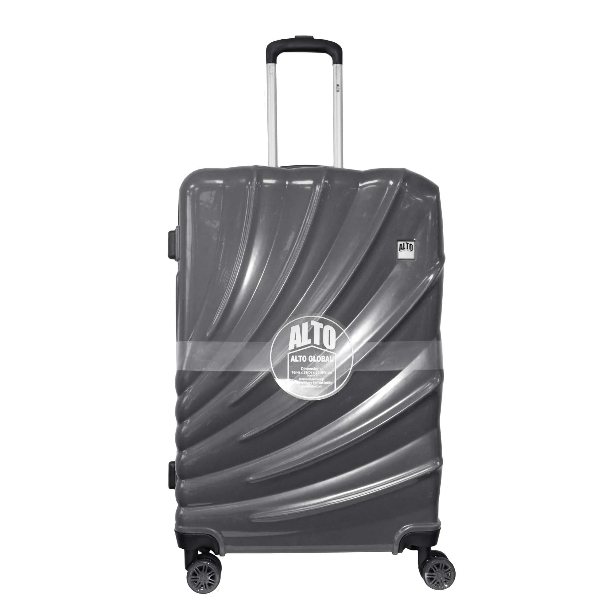 Alto Global ABS Suitcase - Charcoal