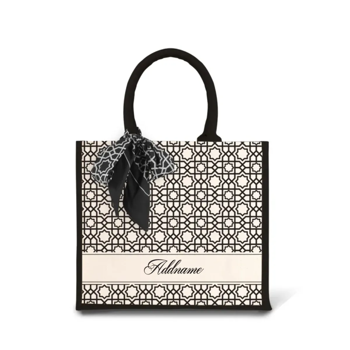 Annas Series -  Black Jute Bags