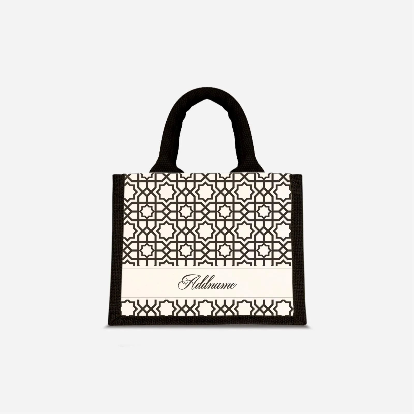 Annas Series -  Black Jute Bags