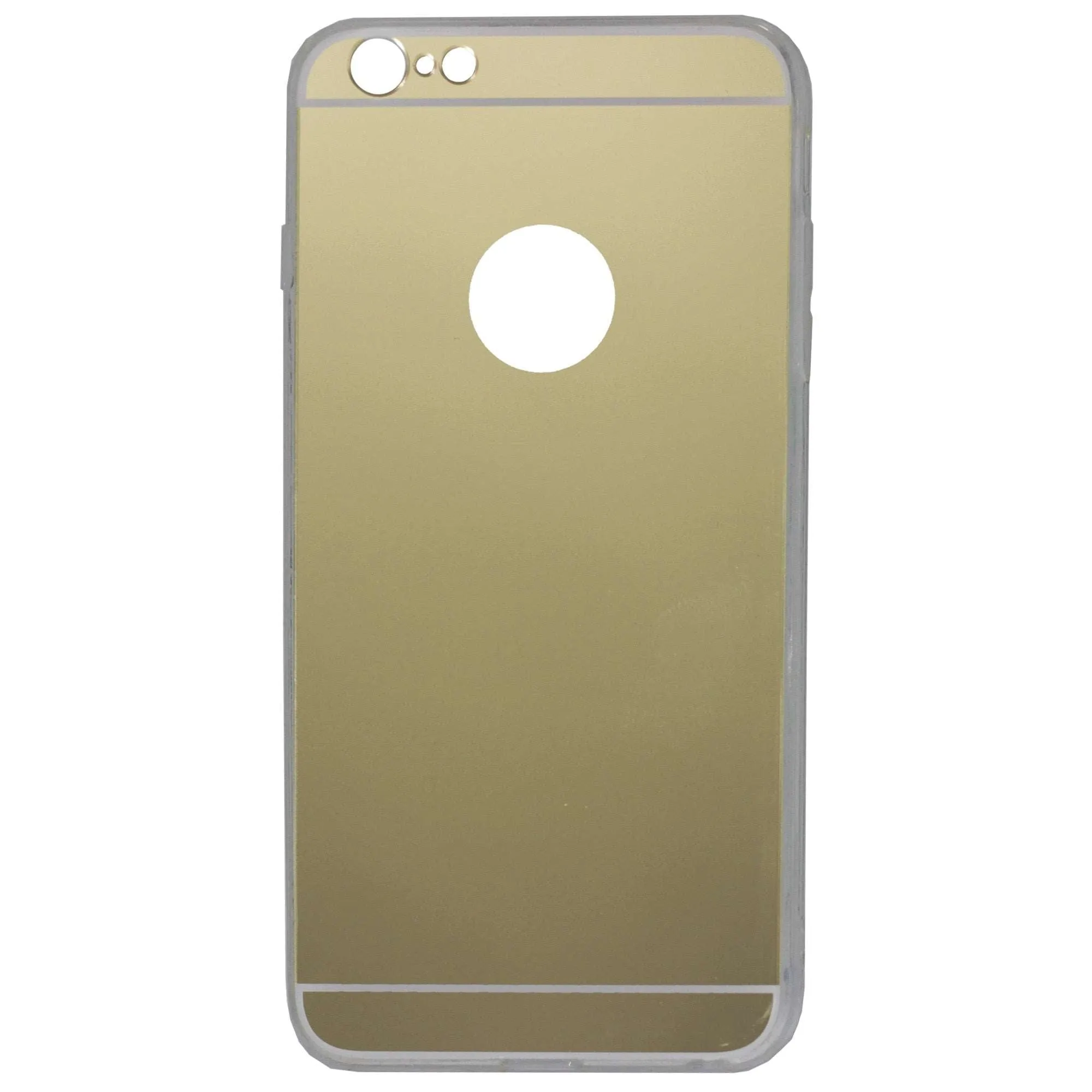 Apple iPhone 6 Plus / 6s Plus, Gel Case With mirror Gold, Color Golden.