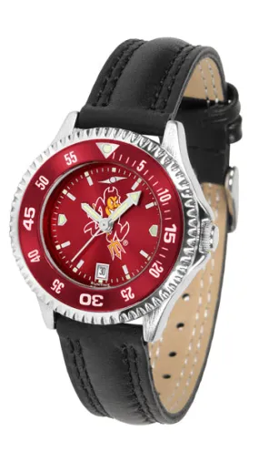 Arizona State Sun Devils Competitor Ladies Watch - AnoChrome - Color Bezel