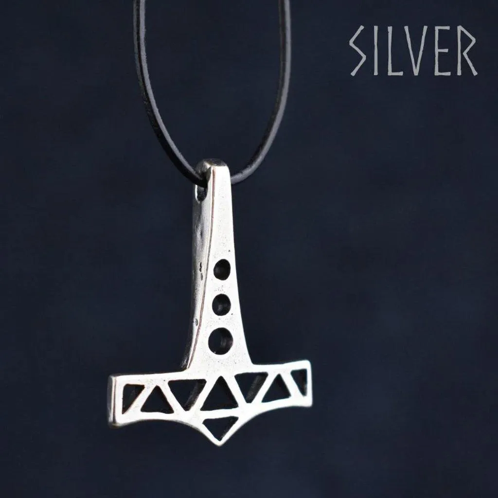 Asgard Openwork Thor's Hammer - Sterling Silver