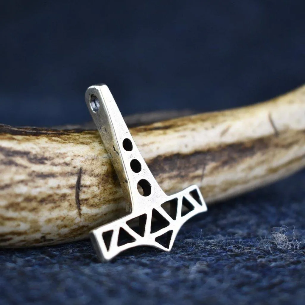 Asgard Openwork Thor's Hammer - Sterling Silver