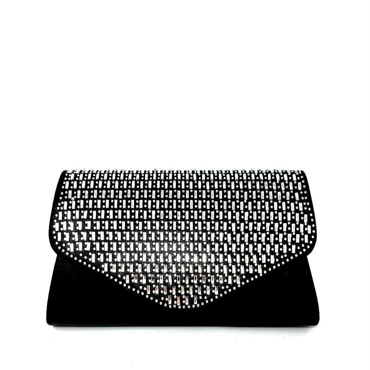 Aubree Multi Coloured Stones Diamante Clutch