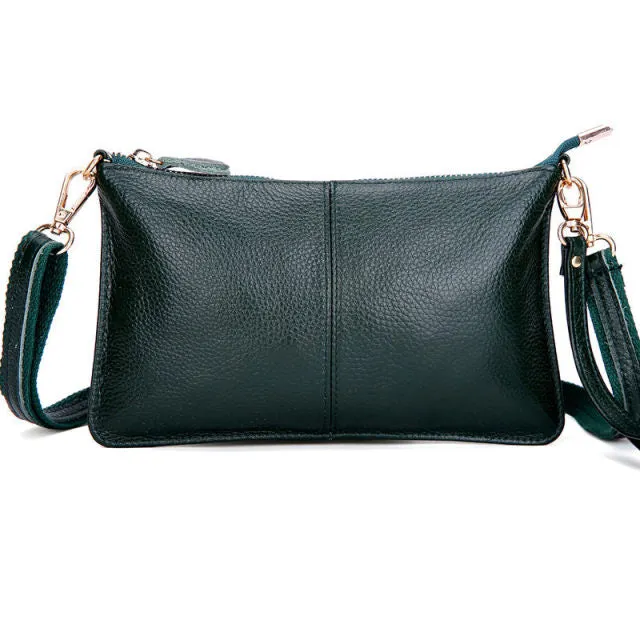 Aysha Genuine Leather Crossbody Bag