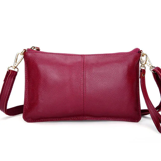 Aysha Genuine Leather Crossbody Bag