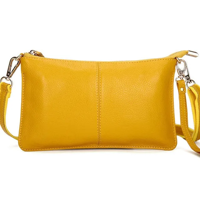 Aysha Genuine Leather Crossbody Bag