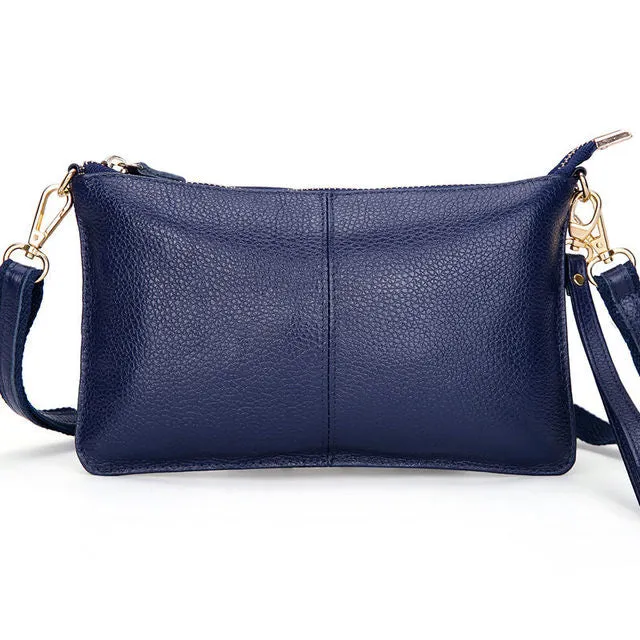 Aysha Genuine Leather Crossbody Bag