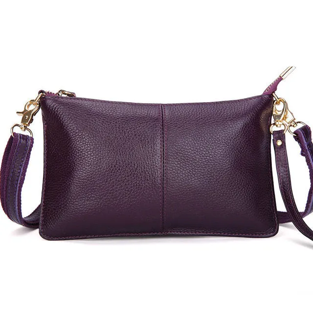 Aysha Genuine Leather Crossbody Bag