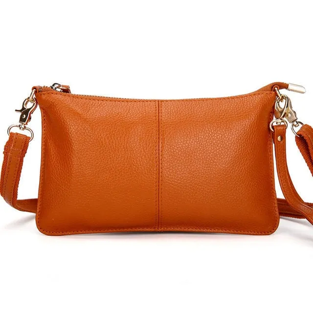 Aysha Genuine Leather Crossbody Bag