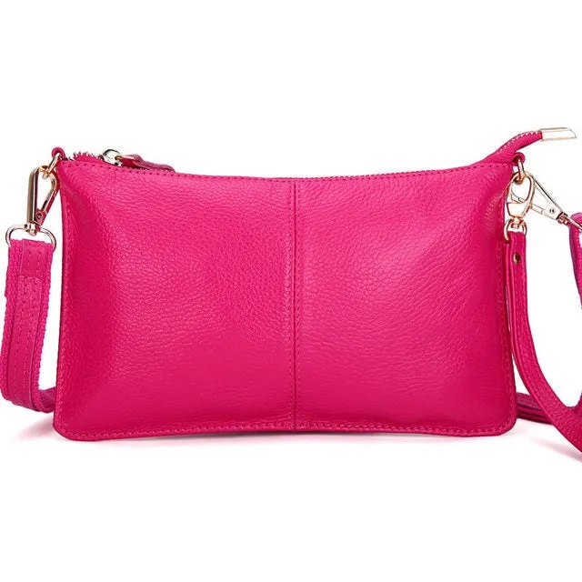 Aysha Genuine Leather Crossbody Bag