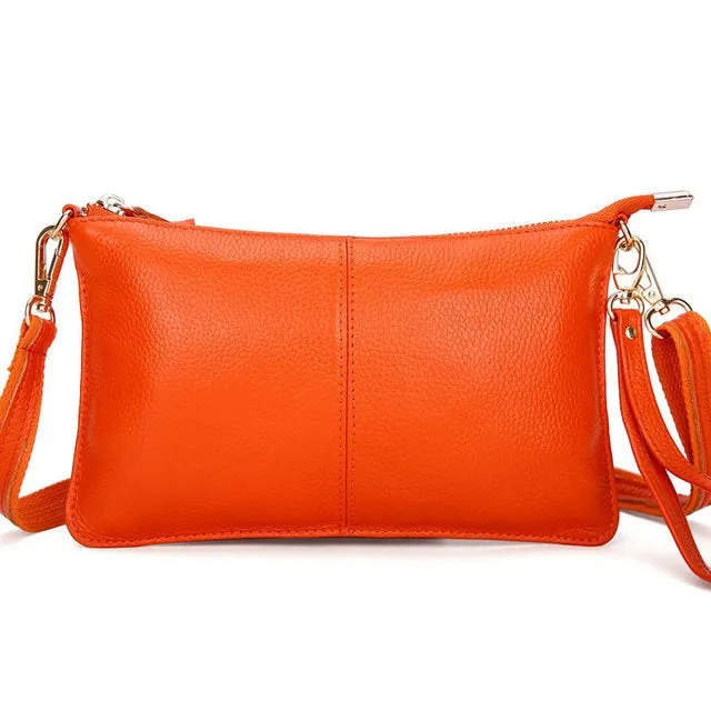 Aysha Genuine Leather Crossbody Bag