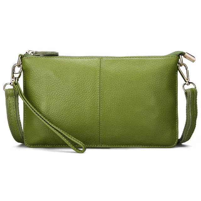 Aysha Genuine Leather Crossbody Bag