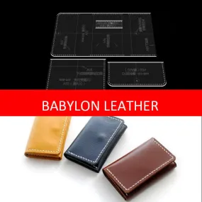 BABYLON™ Leather Cardholder DIY Handmade Pattern AAB-163