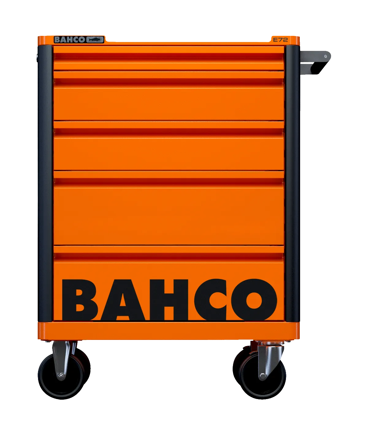 Bahco 1472K5 E72 5 Drawer Orange Mobile Roller Cabinet