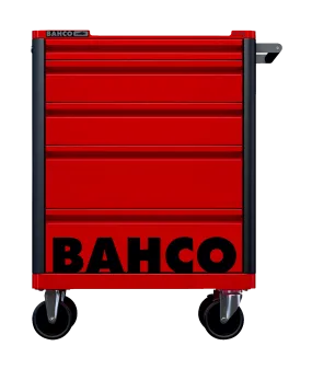 Bahco 1472K5RED E72 5 Drawer Red Mobile Roller Cabinet