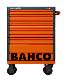 Bahco 1477K9 E77 Premium 9 Drawer Orange Mobile Roller Cabinet