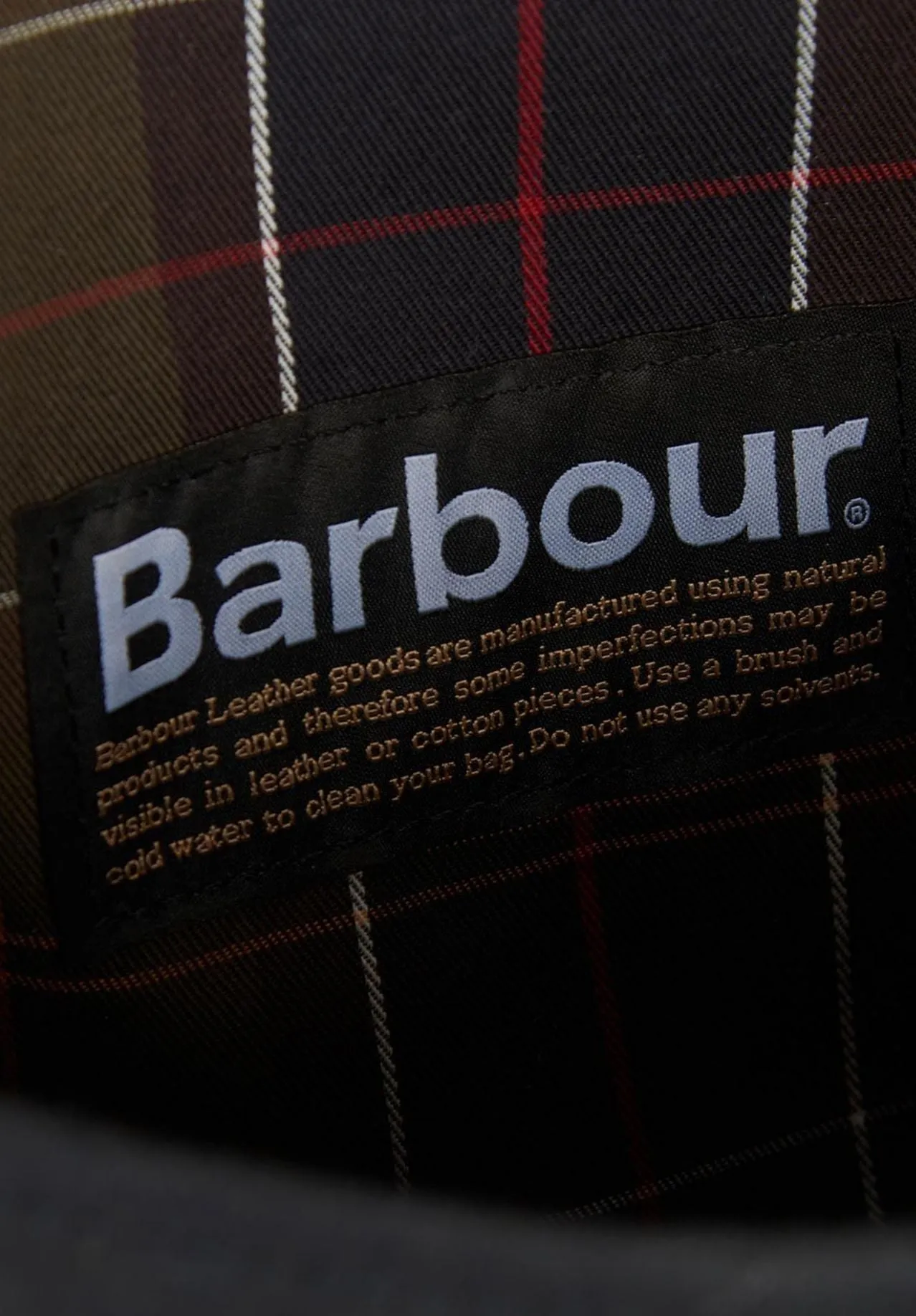 Barbour Tarras wax leather bag in Navy UBA0003NY91