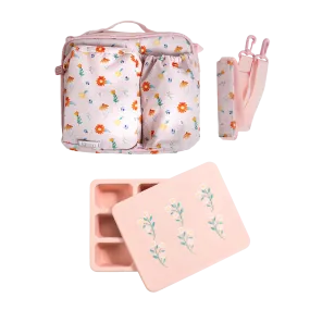 Bento And Lunch Bag Set Wildflower