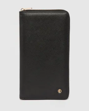 Black Marley Passport Travel Wallet