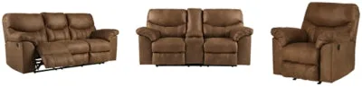 Boxberg Sofa, Loveseat and Recliner