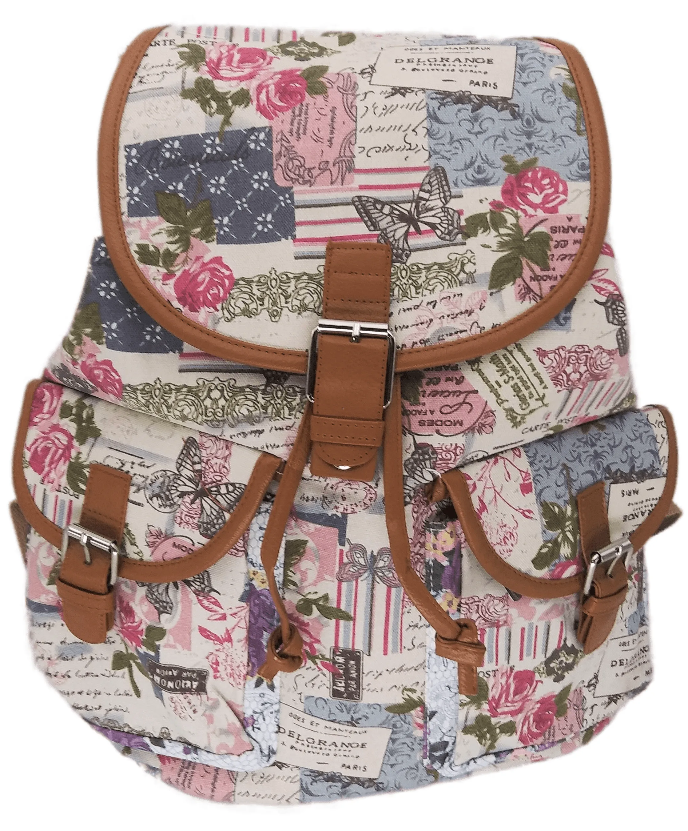 Bravo! Backpack Rucksack Drawstring (Stamps)