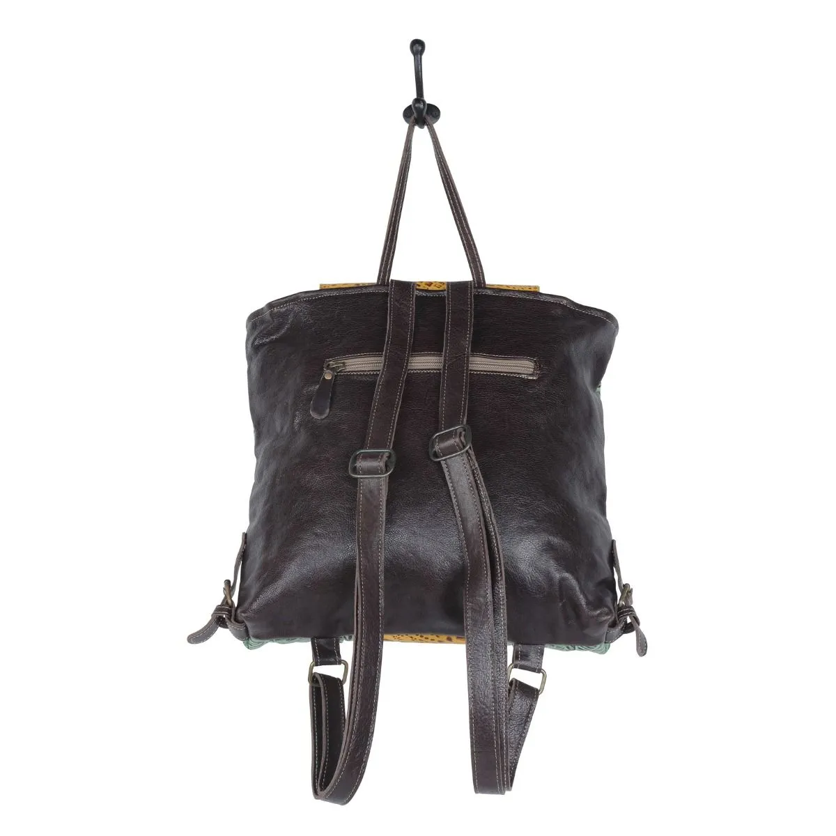 Bull'S Eye Leather & Hairon Bag