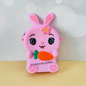 Bunny Design Silicone Sling Bag for Kids