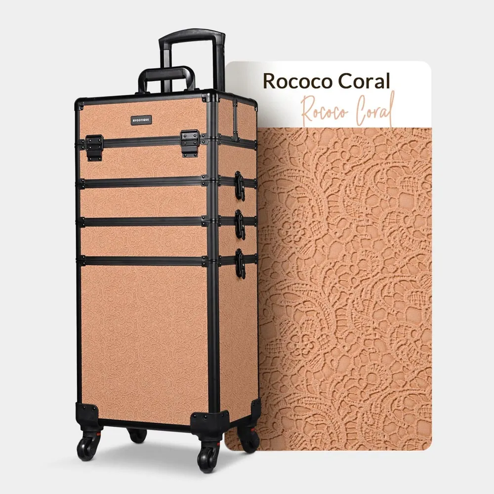 Byootique Rolling Makeup Case Rococo Artist Travel Case