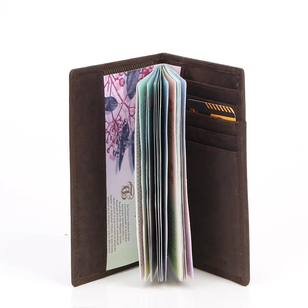 Cambridge Vintage Leather RFID Blocking Passport Holder