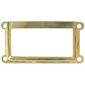 Card holder 63mm x 32mm in brass