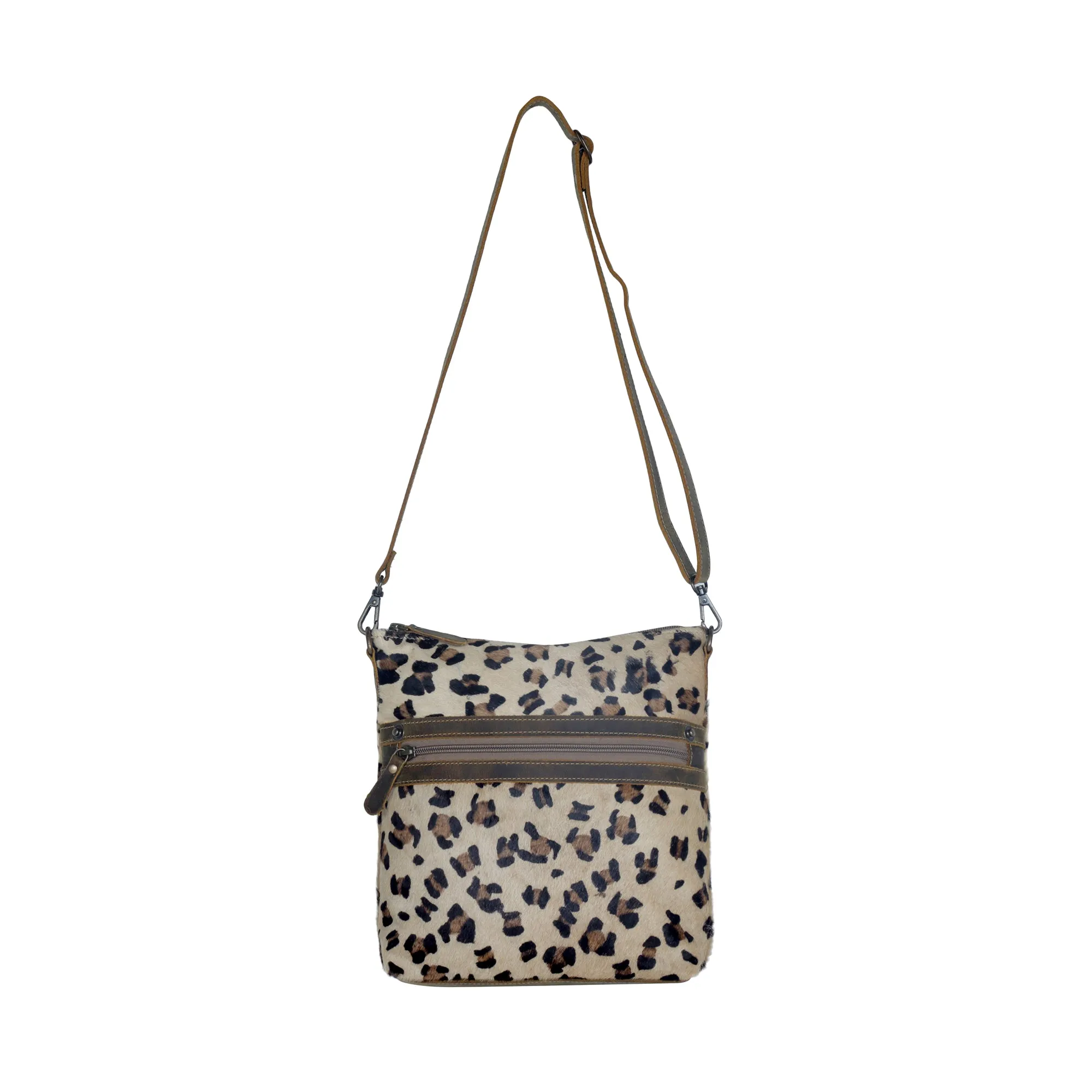 Charisma Leopard Print  Leather & Hairon Bag