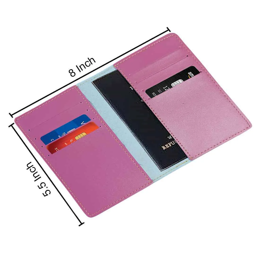 Classy Travel Document Holder Wallet Case-INDIAN PASSPORT STYLE-MULTICOLOR