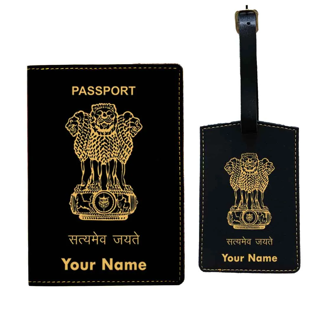 Classy Travel Document Holder Wallet Case-INDIAN PASSPORT STYLE-MULTICOLOR