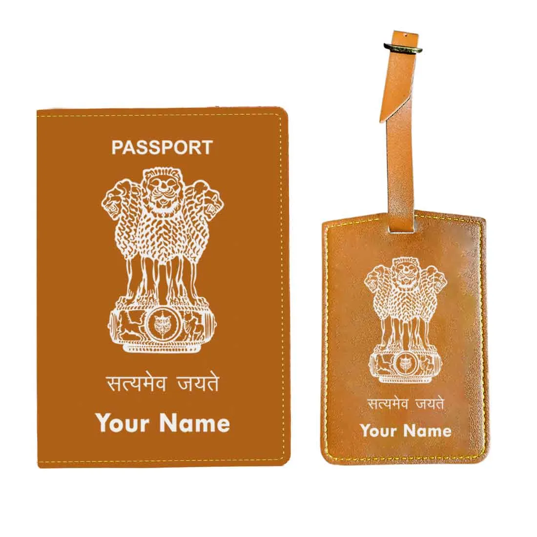 Classy Travel Document Holder Wallet Case-INDIAN PASSPORT STYLE-MULTICOLOR