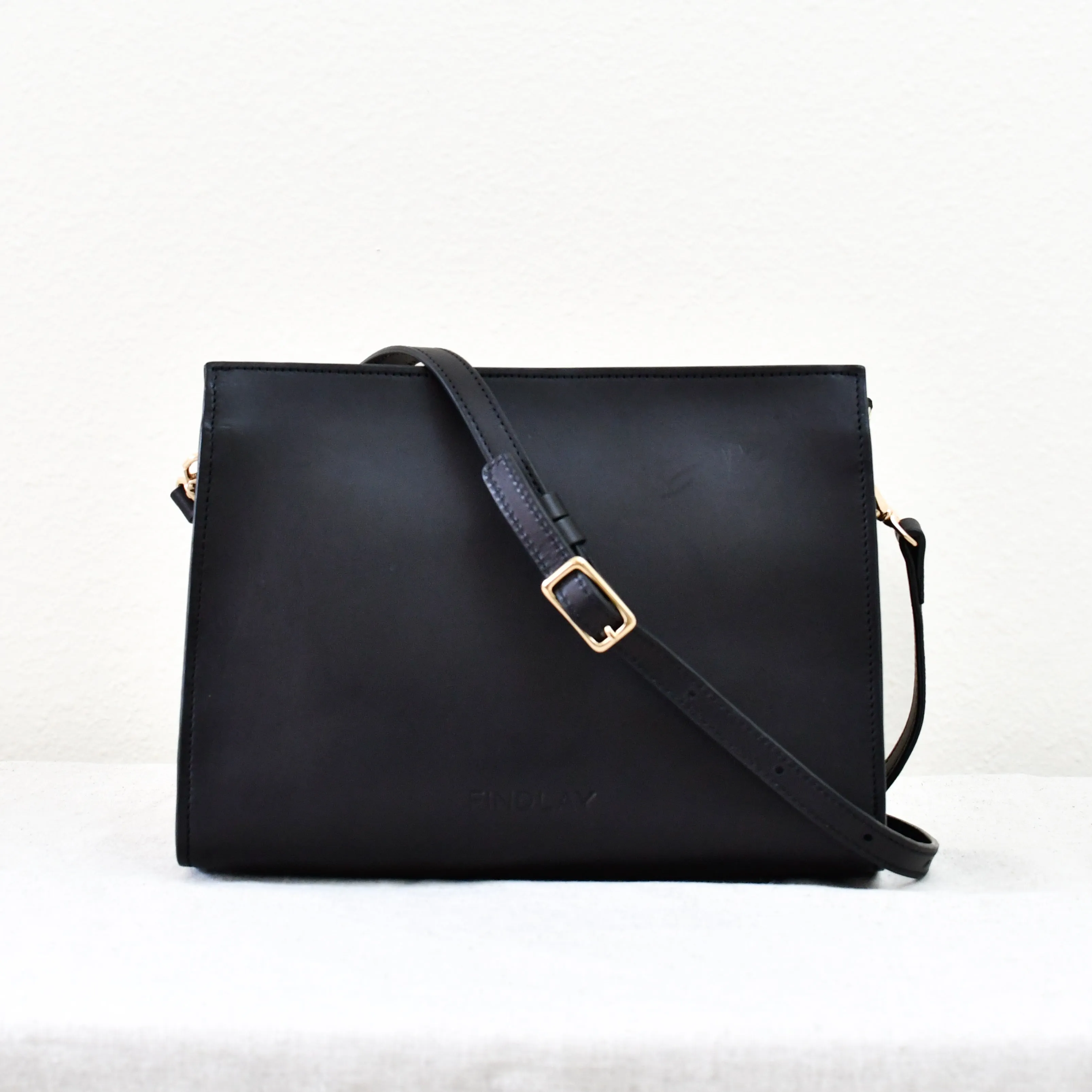 Combo Clutch Crossbody, Matte Black- "Gigi"