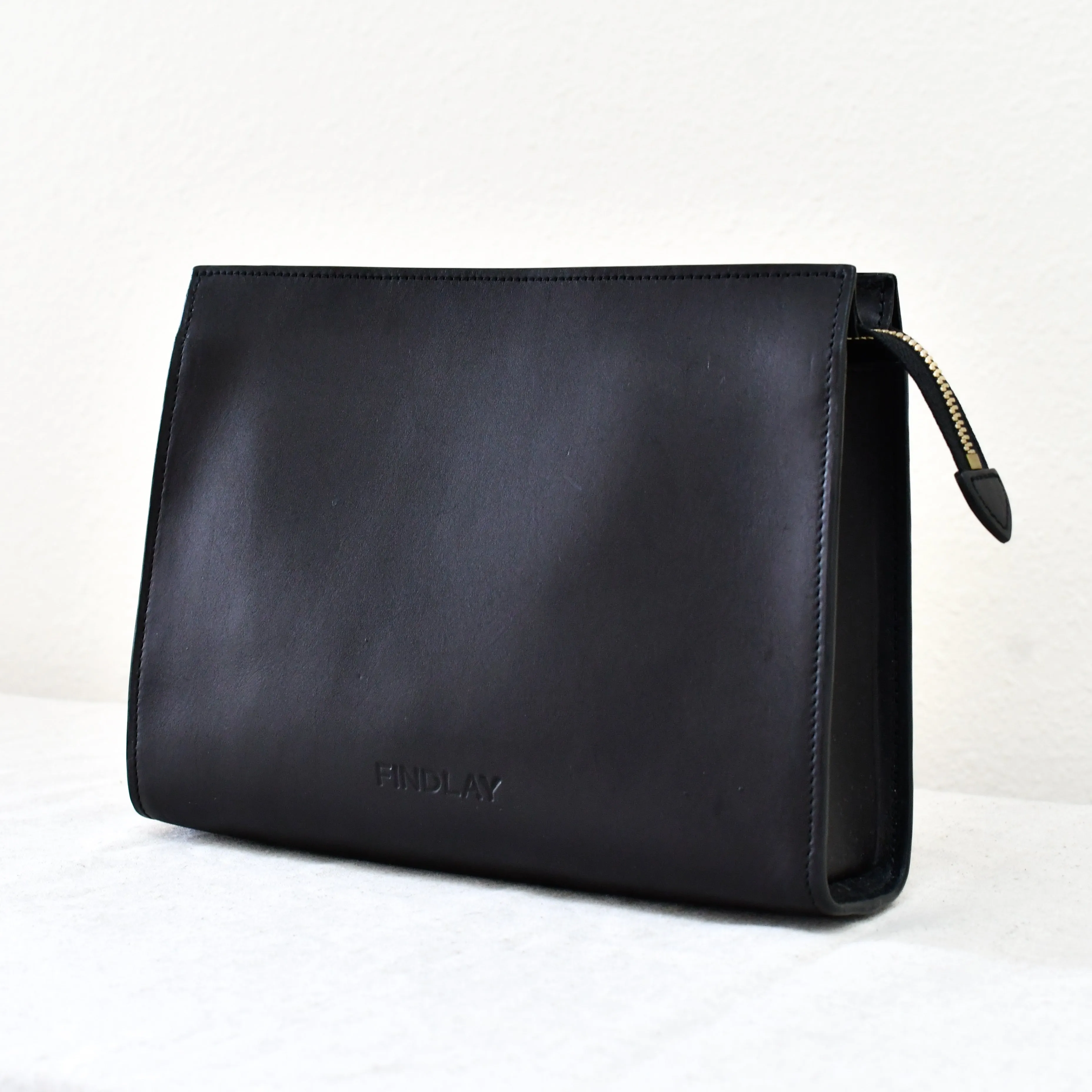 Combo Clutch Crossbody, Matte Black- "Gigi"