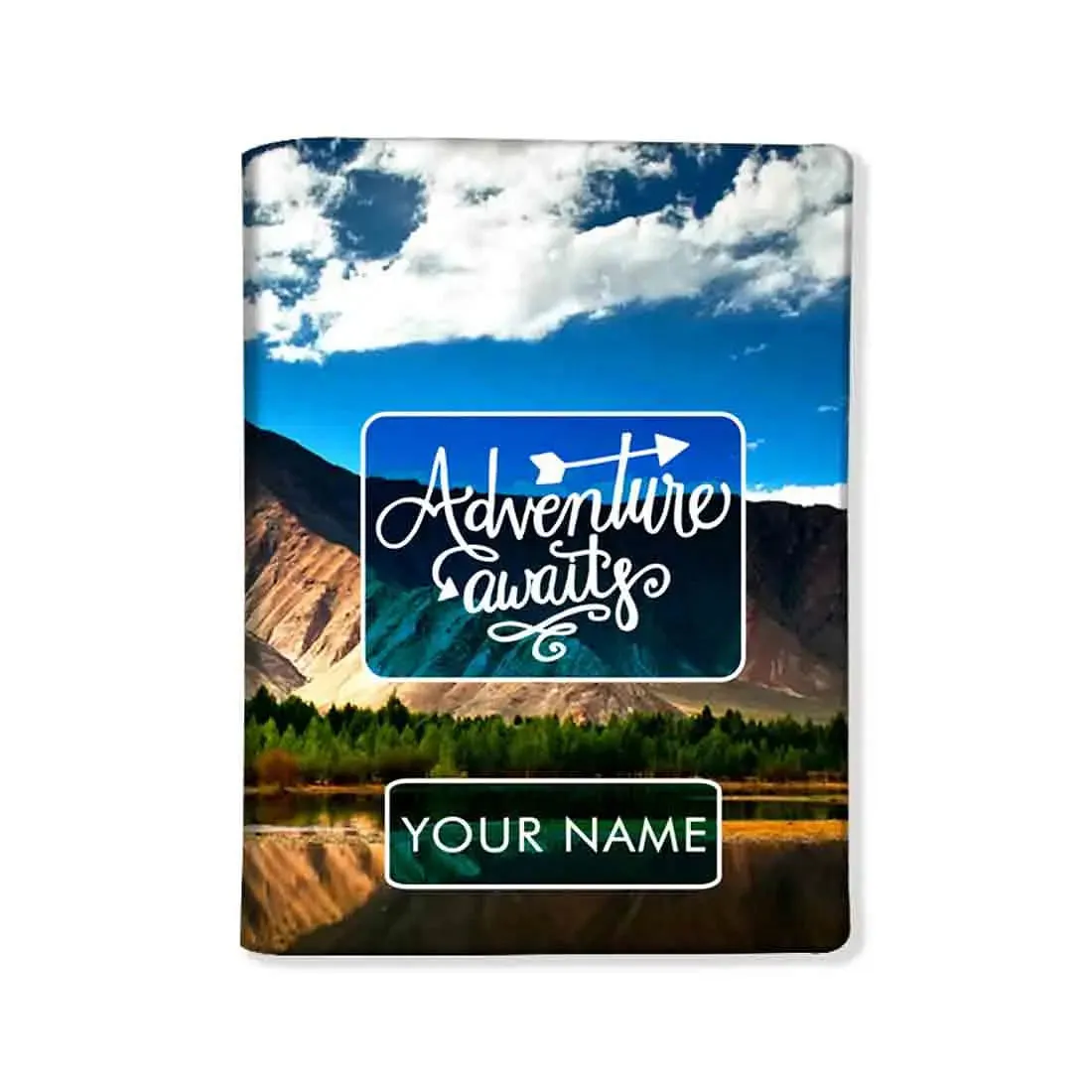 Custom Passport Cover for Gift -  Adventure Awaits